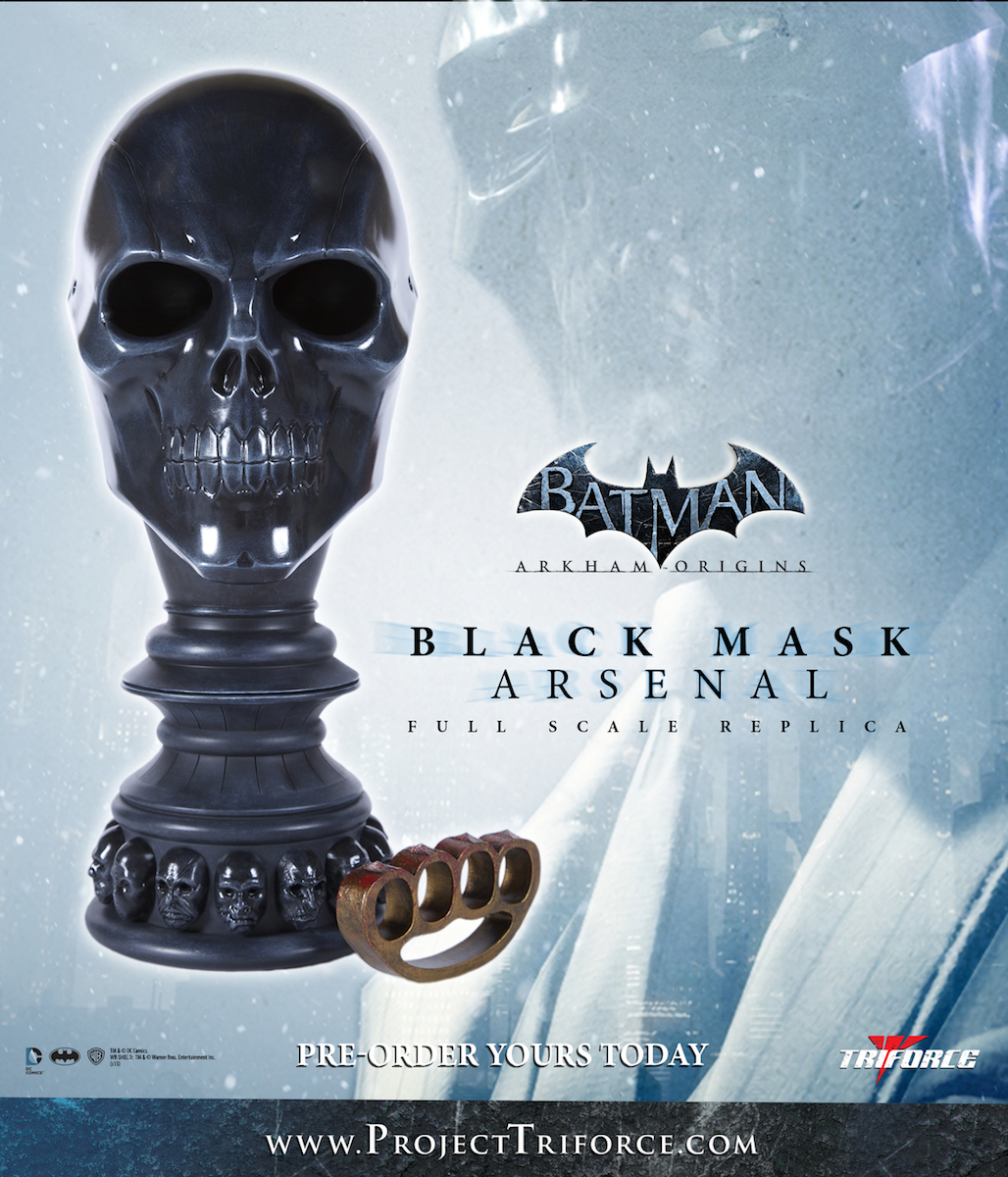 Batman: Arkham Origins – Black Mask Arsenal Full Scale Replica