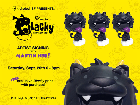 Kidrobot SF Martin Hsu Signing and Release