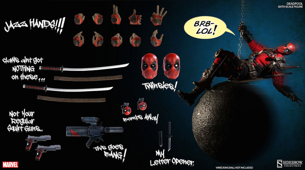 Sideshow’s 1/6th Scale Deadpool