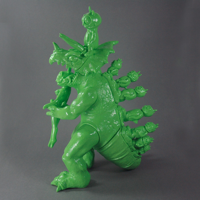 TAG x Ron English Modzilla Unpainted Green