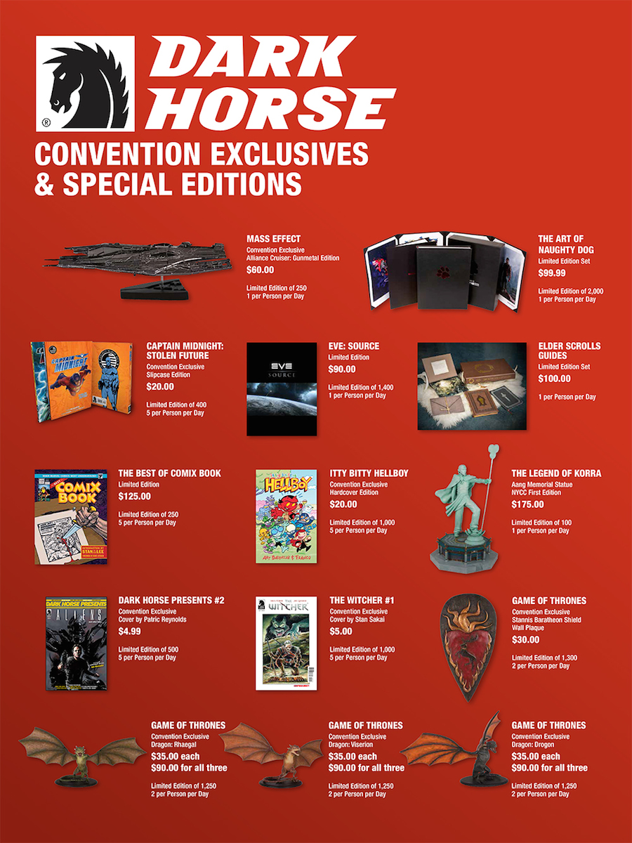 NYCC14: Dark Horse Exclusives