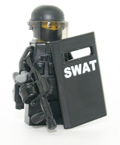Modern Brick Warfare SWAT Riot Control Minifigure