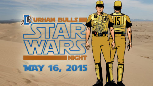 The Durham Bulls will dress as C-3PO