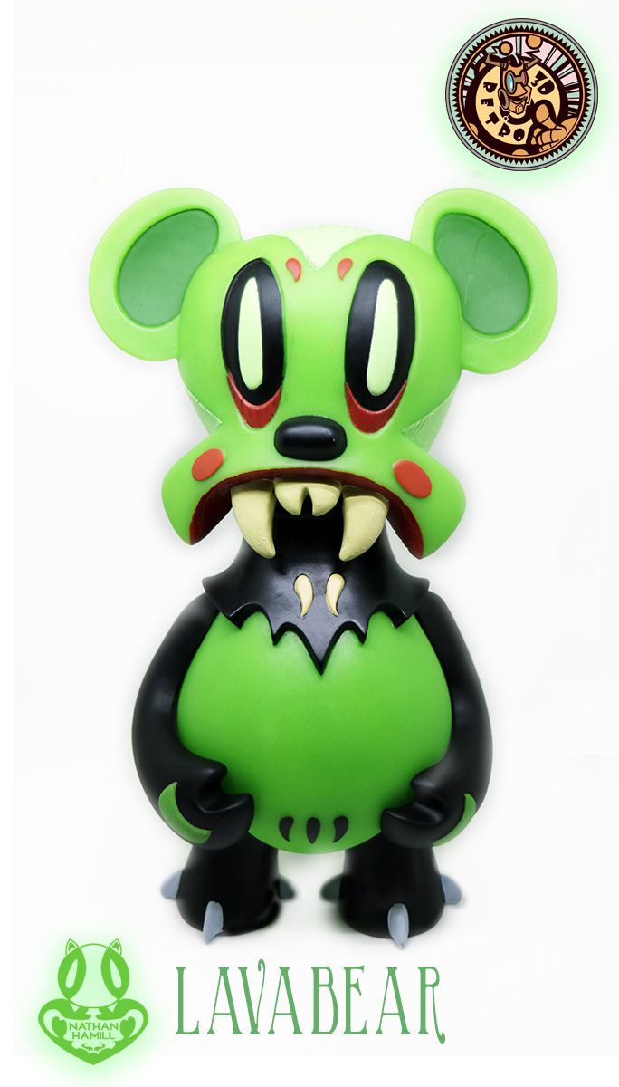 SDCC15: 3DRetro – Nathan Hamill’s GID Lavabear