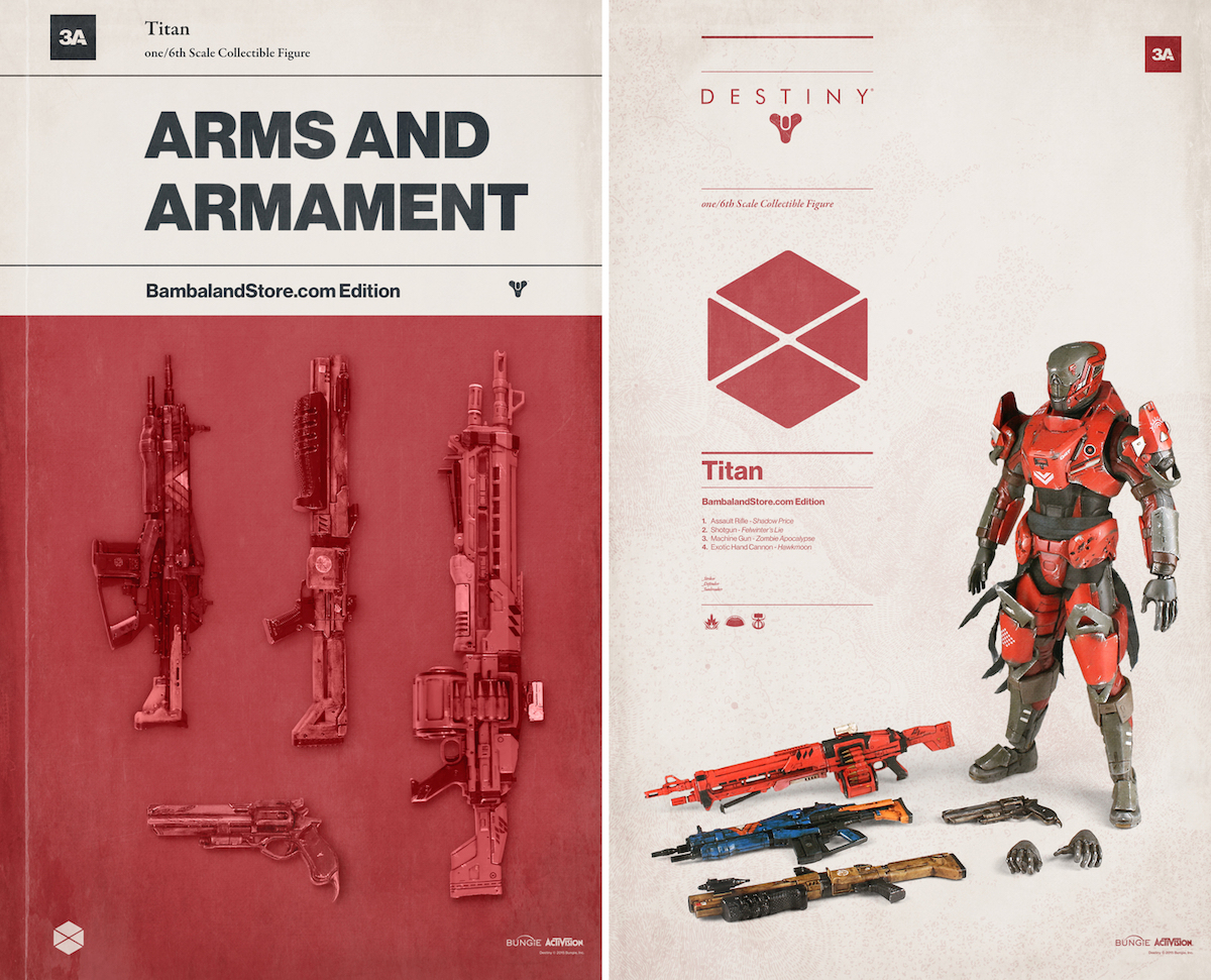 3A Toys’ 1/6th scale Titan class figure from Destiny