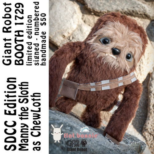 SDCC15: Manny The Sloth as ChewLoth