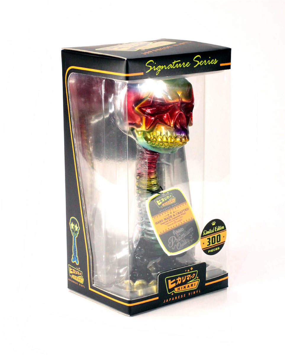 Black Rainbow Star Skull