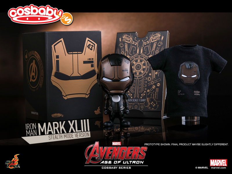 Iron Man Mark VII (Stealth Mode Version) Cosbaby Bobble-Head