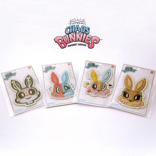Chaos Bunnies Pin and Magnet Series