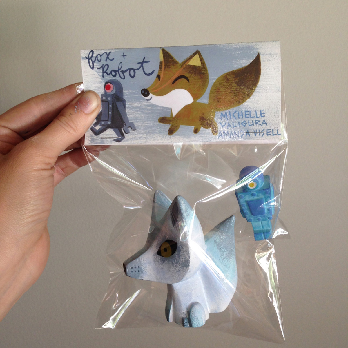 Arctic Fox and Robot