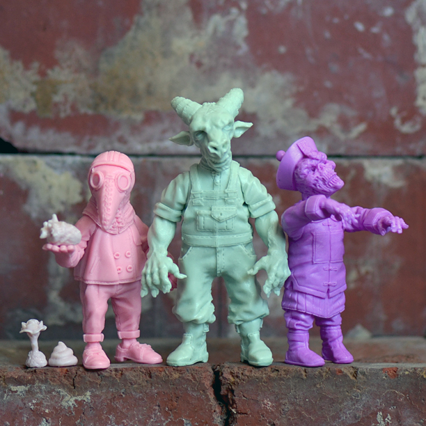 Plague Oracle, Wilbur, and Jiangshi Acolyte from Daniel Yu