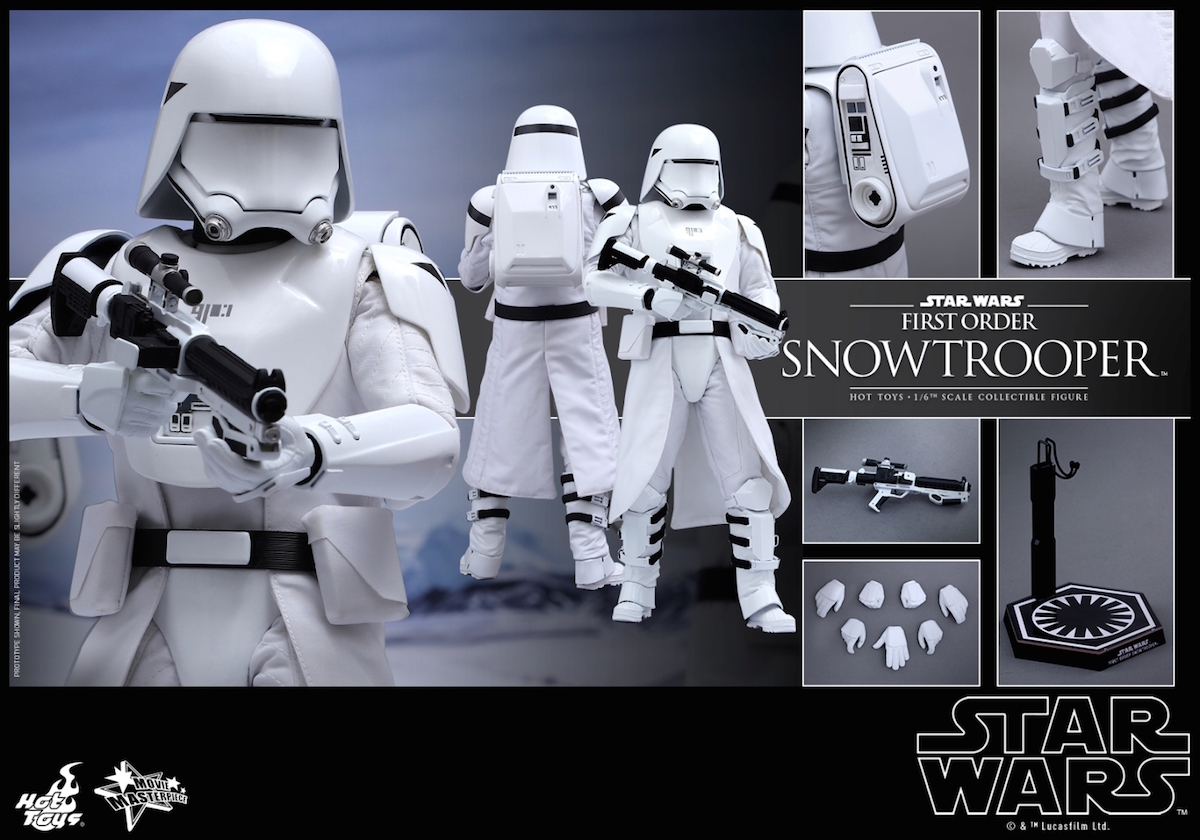 Hot Toys’ 1/6th scale First Order Snowtrooper
