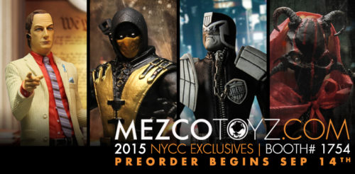 NYCC15: Mezco Announces NYCC Exclusives Pre-Order Dates