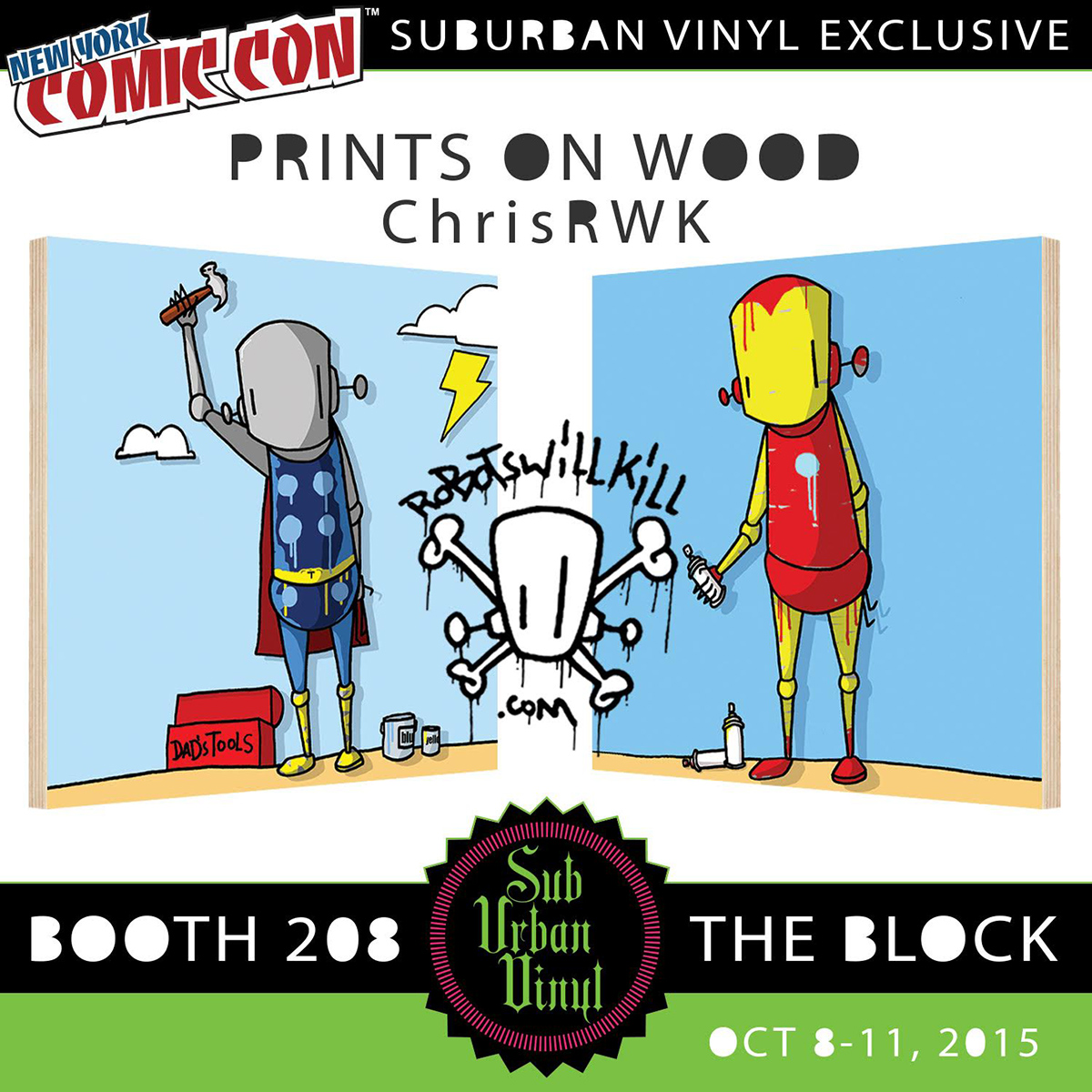 NYCC15: Prints On Wood – ChrisRWK