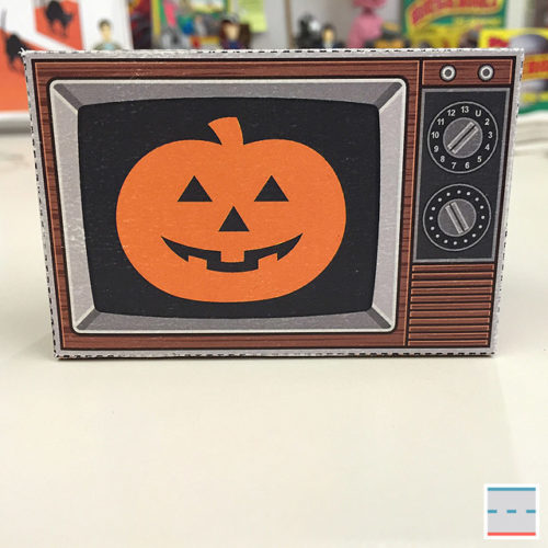 Halloween III Magic Pumpkin TV Set Paper Foldable