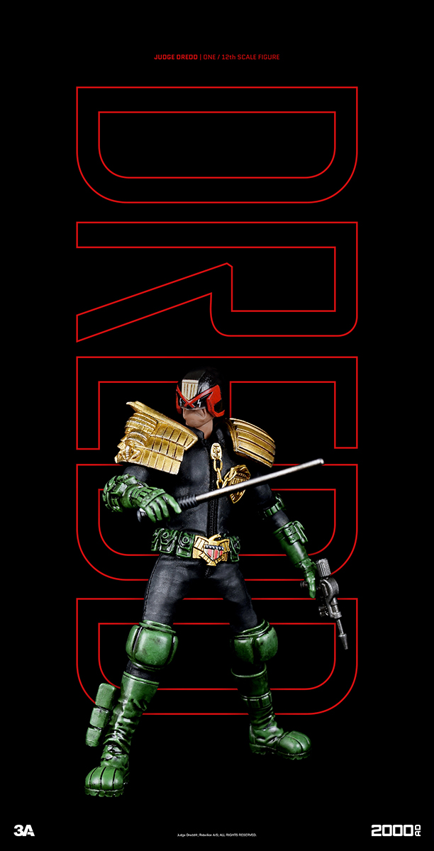 Judge Dredd 2000AD 1/12th Scale Release