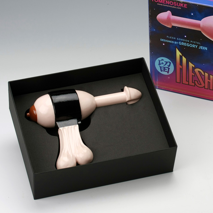 Tomenosuke releases the Flesh Gordon Pistol