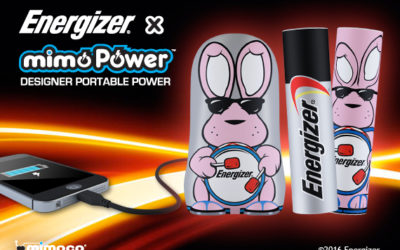 Energizer Bunny x MimoPower Backup Battery Chargers