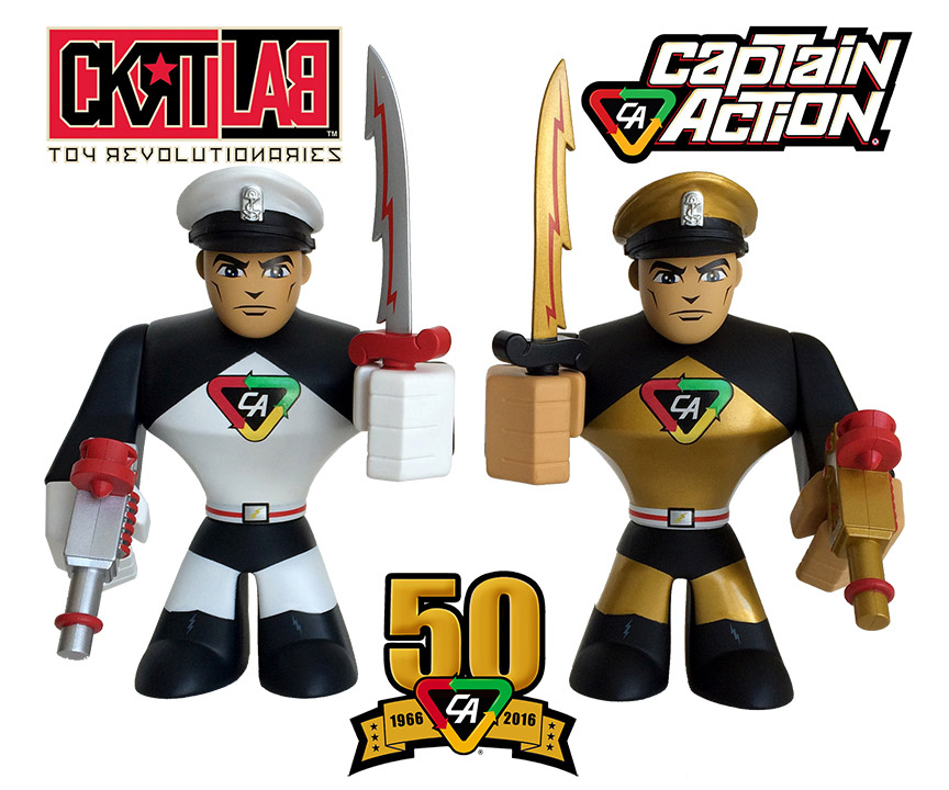 CKRTLAB TOYS announces two new Captain Action figures