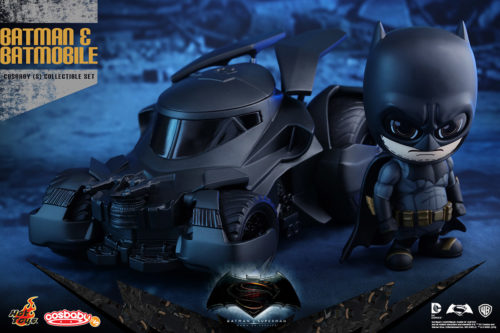 Batman and Batmobile Cosbaby Collectible Set