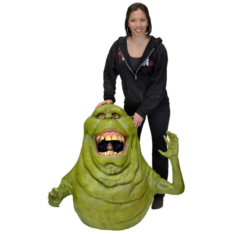 Necas Life Size Slimer Foam Replica Plastic And Plush