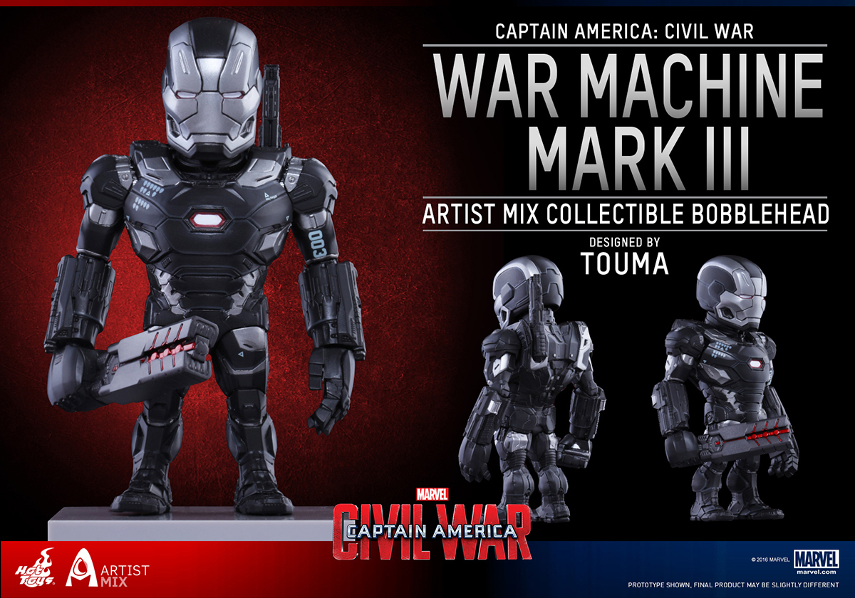 Captain America: Civil War Artist Mix Collectible Bobbleheads