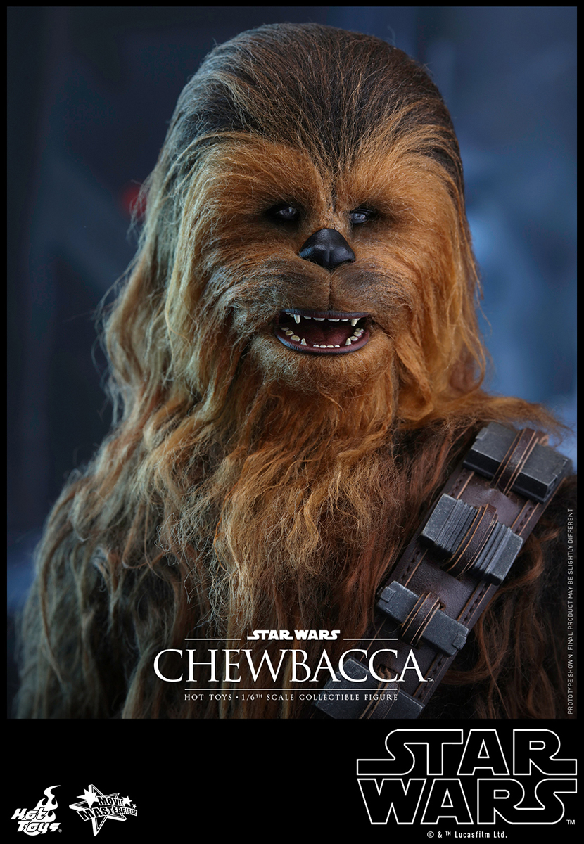 Hot Toys 16th Scale The Force Awakens Chewbacca Plastic And Plush 6268