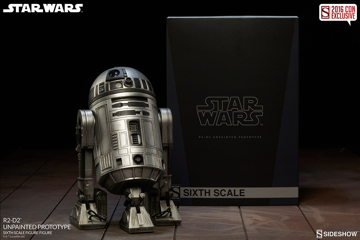 Sideshow’s R2-D2 Unpainted Prototype – Convention Exclusive
