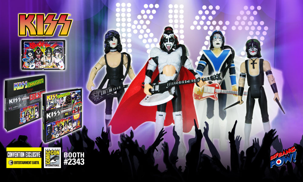 SDCC16: KISS Unmasked Action Figures Deluxe Box Set