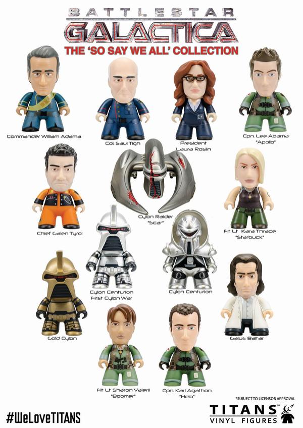 Battlestar Galactica TITANS – The ‘So Say We All’ Collection
