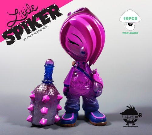 Little Spiker Clear Purple figure by Erick Scarecrow