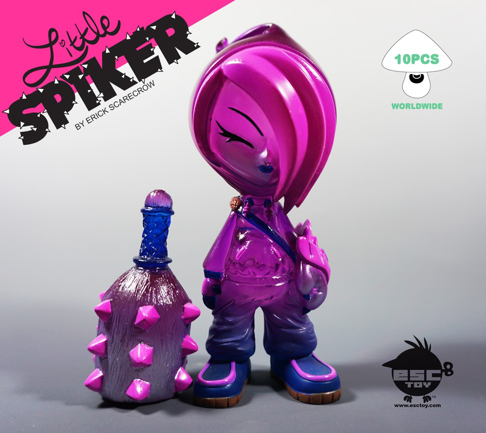 Little Spiker Clear Purple figure by Erick Scarecrow