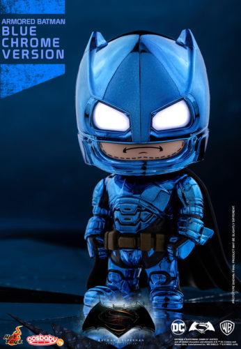 Armored Batman (Blue Chrome Version) Cosbaby