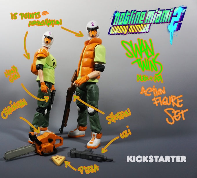 Kickstarter: Hotline Miami 2 – Swan Twins Set