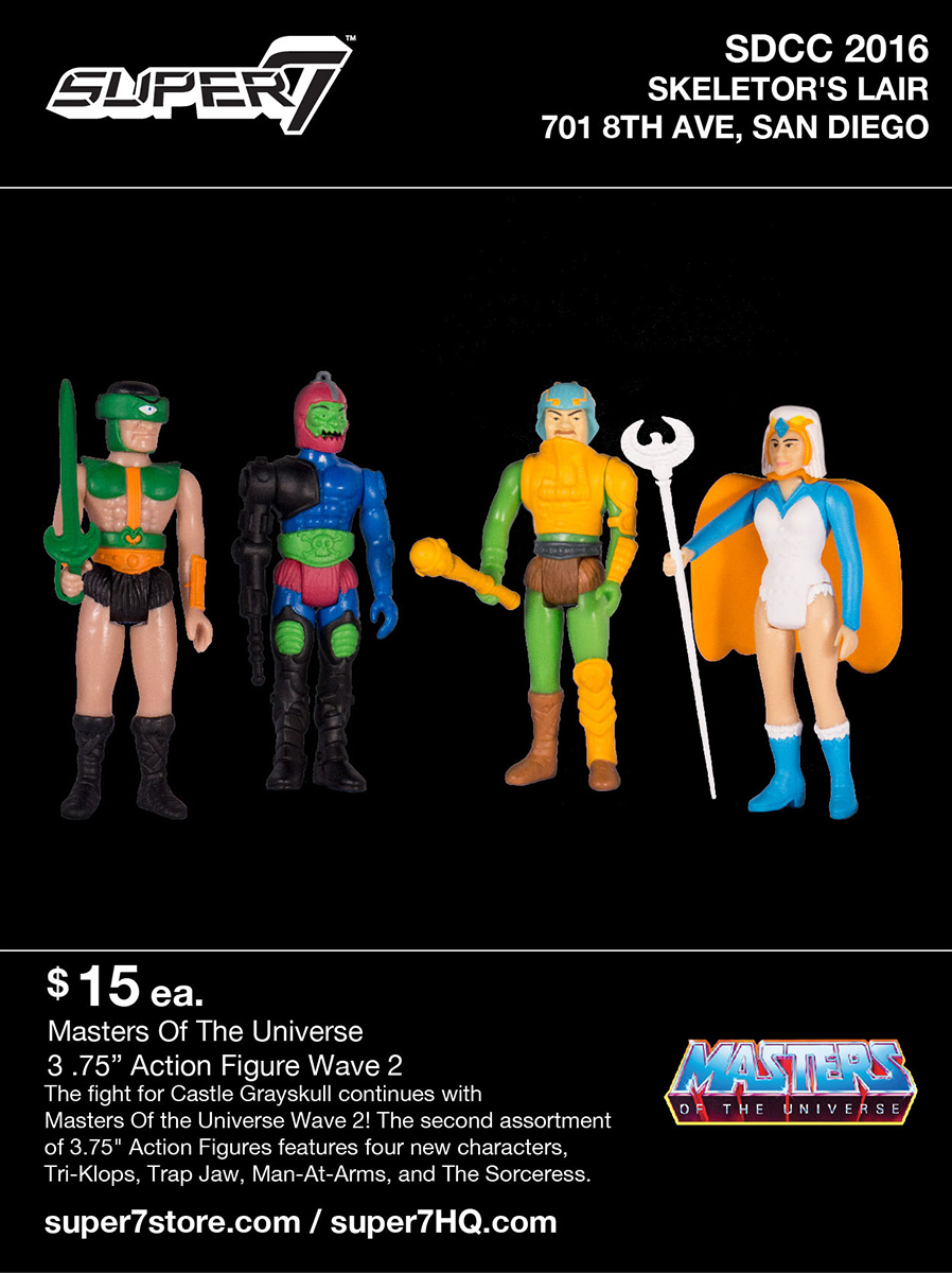 SDCC16: MOTU Action Figures Wave 2