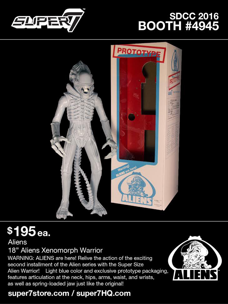 Super7’s 18-inch Super Size Alien Warrior Prototype