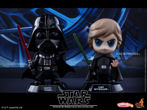 Darth Vader and Luke Skywalker Cosbaby Set