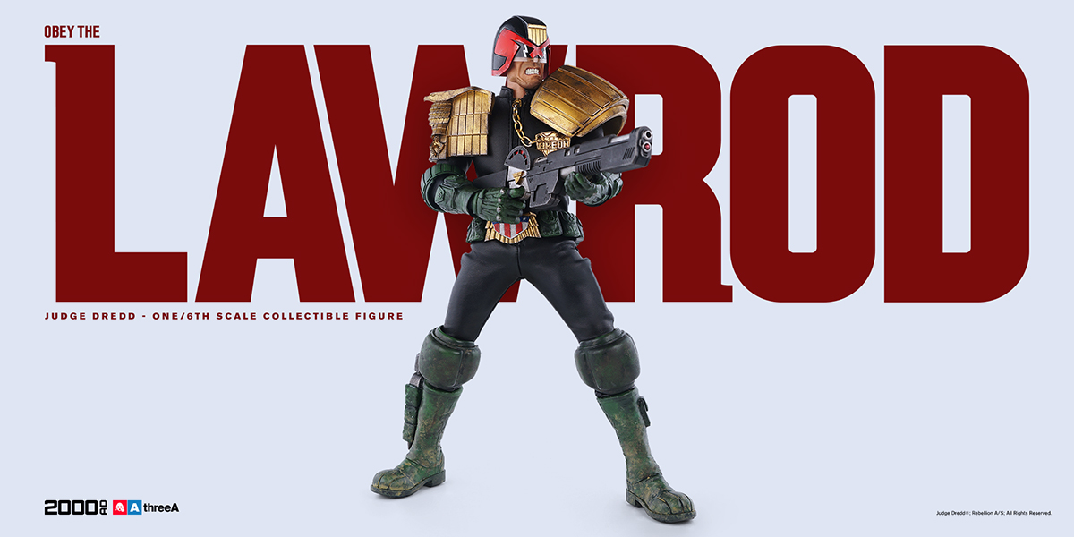 2000 AD x ThreeA – 1/6th scale Judge Dredd