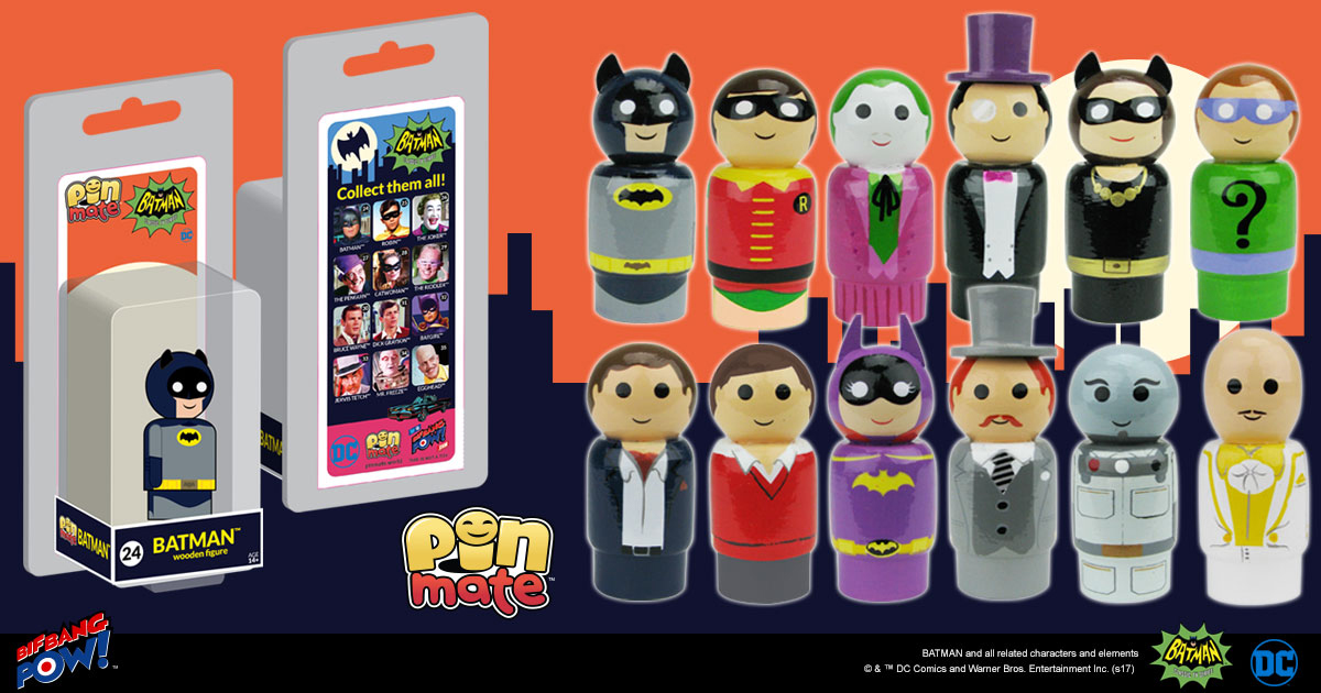 Classic Batman TV Series Pin Mates