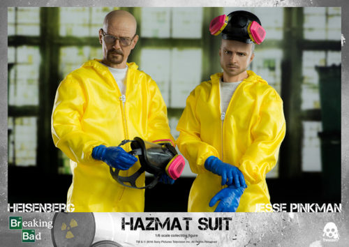 Breaking Bad Heisenberg and Jesse Hazmat Suit Combo