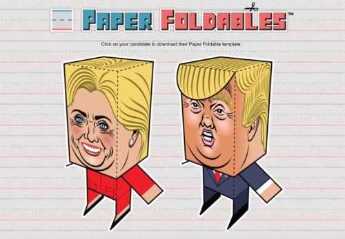 2016 Presidential Paper Foldables