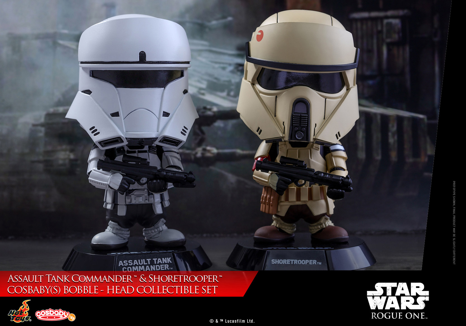 Rogue One – Assault Tank Commander & Shoretrooper Cosbaby Set