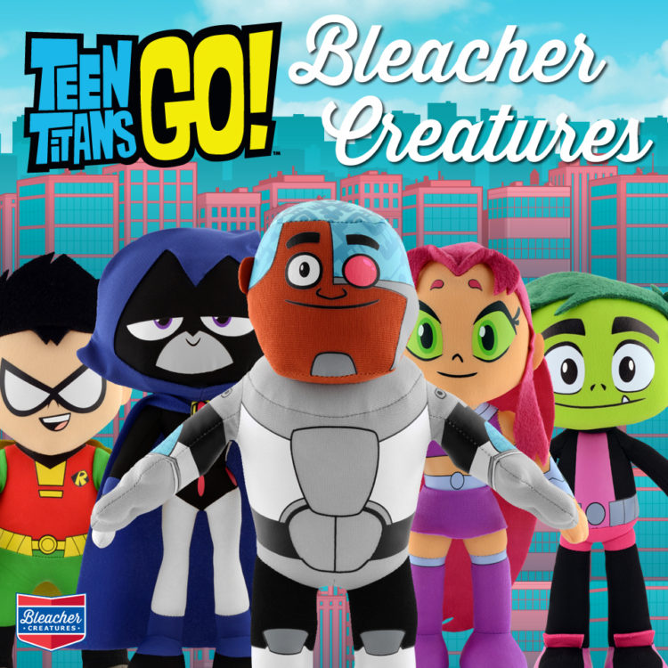 Teen Titans Go! Bleacher Creatures Plastic and Plush