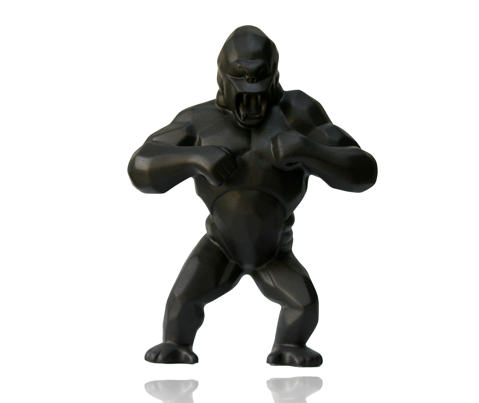 Wild Kong Black Porcelain by Richard Orlinski