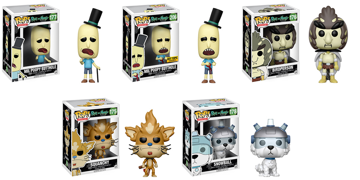 Rick and Morty Pop! Vinyl Figures