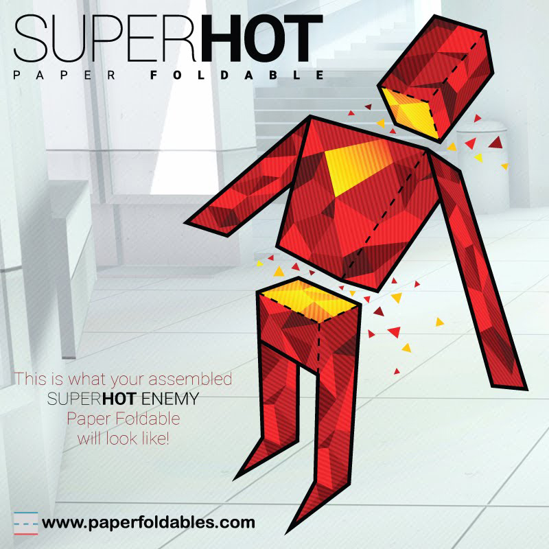 SUPERHOT Paper Foldable