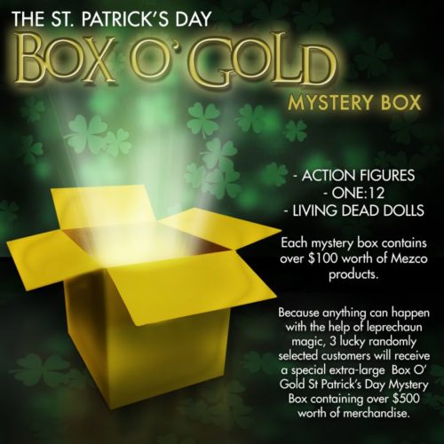 Mezco’s Box O’ Gold St Patrick’s Day Mystery Box