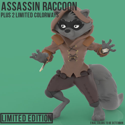 Shadow the Assassin Raccoon