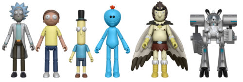 Rick and Morty Action Figures and Galactic Plushies