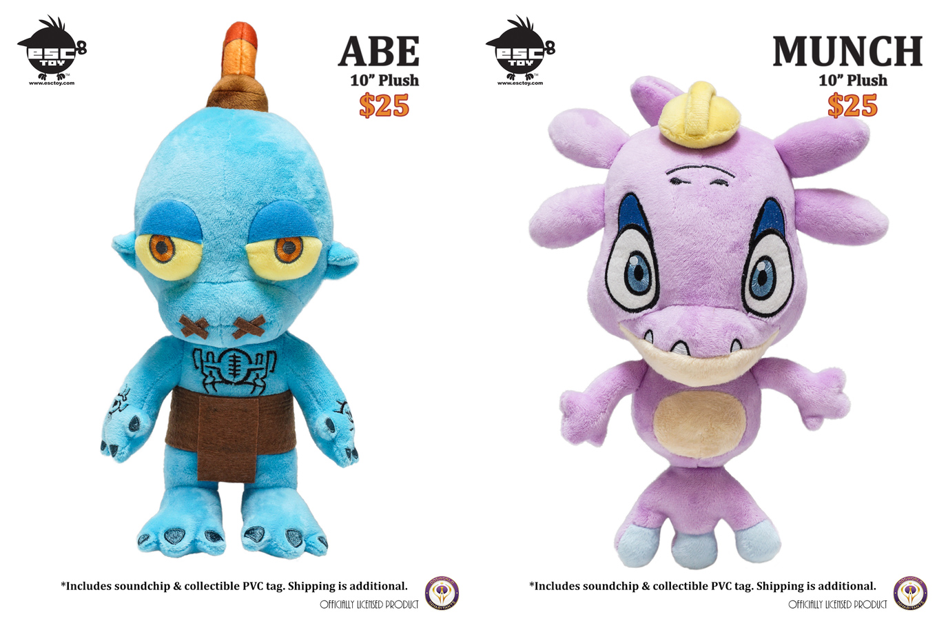 Kickstarter: Oddworld Abe & Munch Plush Project